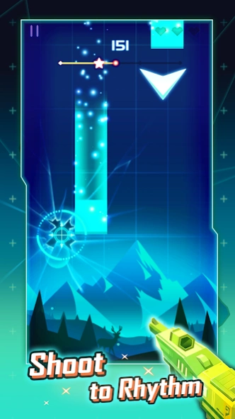 Review Screenshot - Music Game – Shoot Down the Falling Tiles
