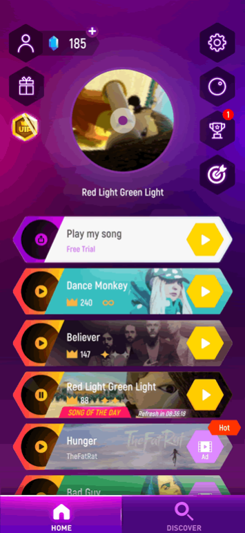 Magic Piano Hop Tiles 3 games-Piano App Rythem Music Free Game