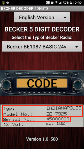 Becker 5Digit Radio Code 2.0 Free Download