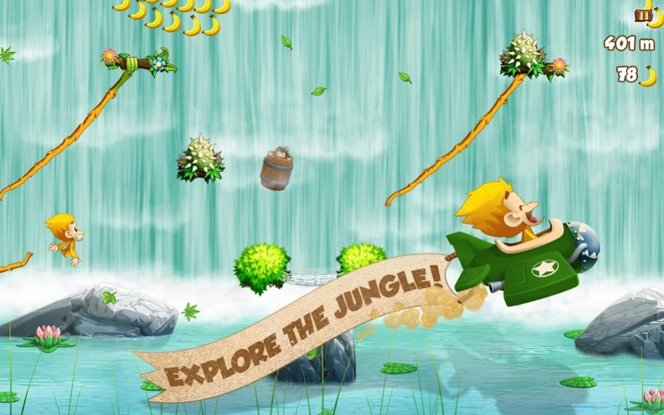 Review Screenshot - Adventure Game – Swing from Branch to Branch to Collect Bananas