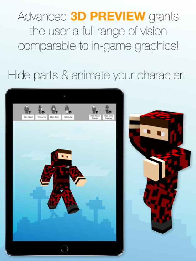 Pro PE Skin Editor For Minecraft Pocket Edition Game, Apps