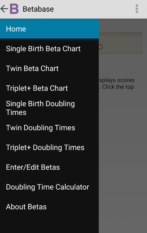 Beta Base Chart