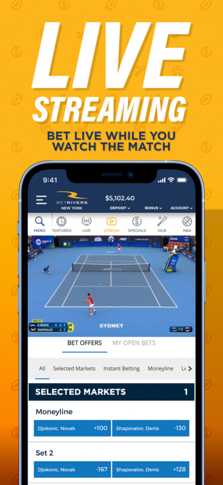 BetRivers Sportsbook New York 2022.17 Screenshot