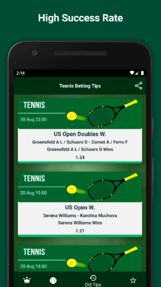 Betting Tips - Tennis Picks 2.0.10 Screenshot