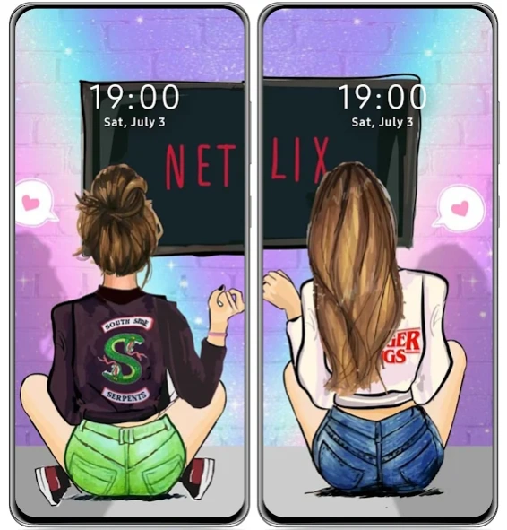 friendship phone wallpaper