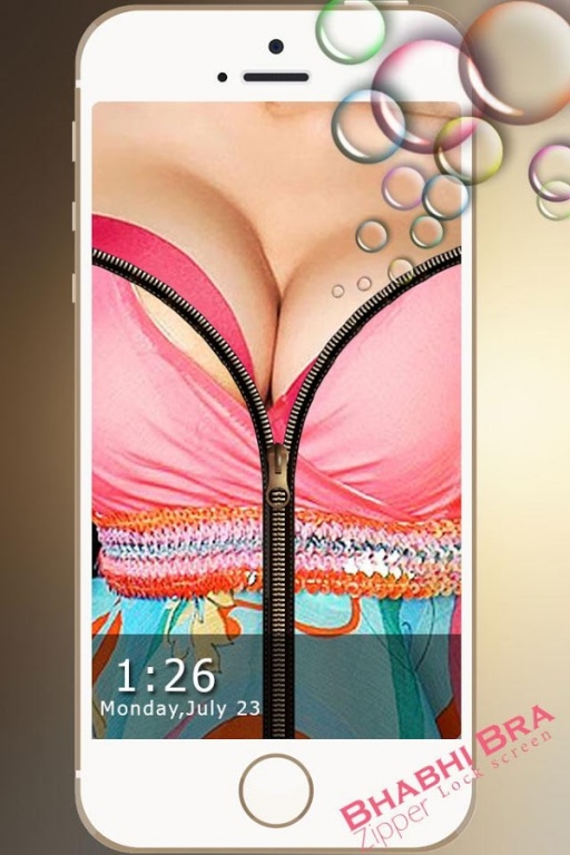 Bhabhi Bra Zipper Lock Screen 1.0 Free Download