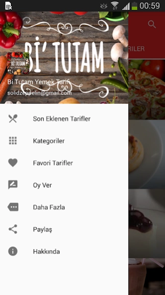 Bi Tutam Yemek Tarifi 2.6.0 Screenshot