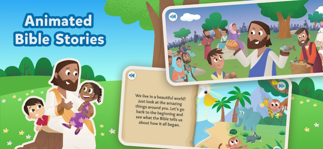 Review Screenshot - Bible App – Let Your Kids Learn Bible in a Fun Manner