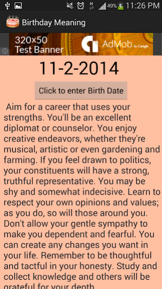 Birthday Meaning 1.1 Screenshot