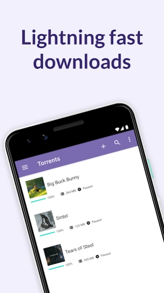 Review Screenshot - A Fast & Feature-Rich Torrent App