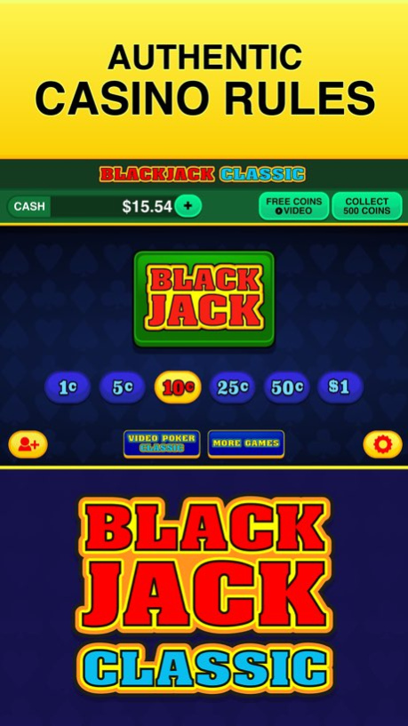 Blackjack Classic - FREE 21 Vegas Casino Video Blackjack Game 1.0.1 Screenshot