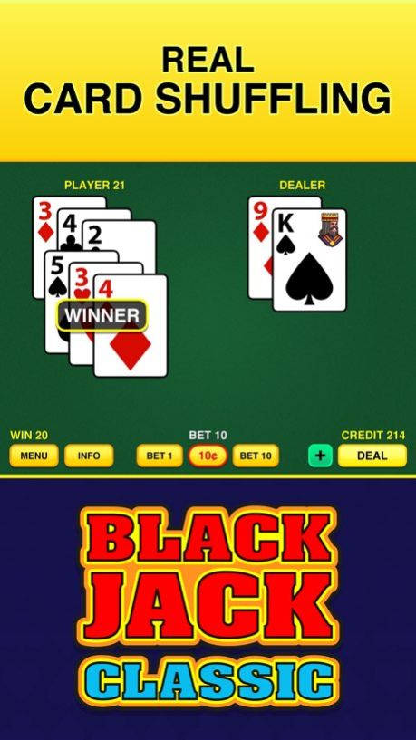 Blackjack Classic - FREE 21 Vegas Casino Video Blackjack Game 1.0.1 Screenshot