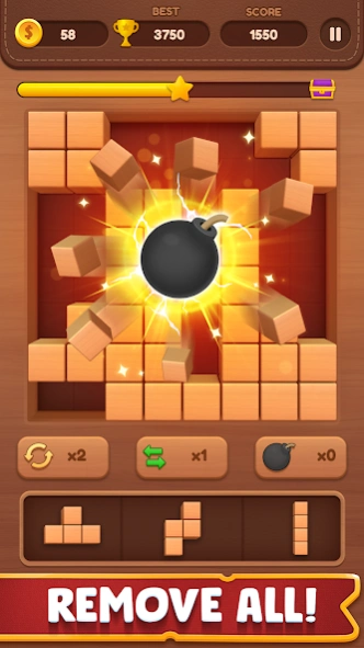BlockPuzzle-Wood Block Puzzle Screenshot