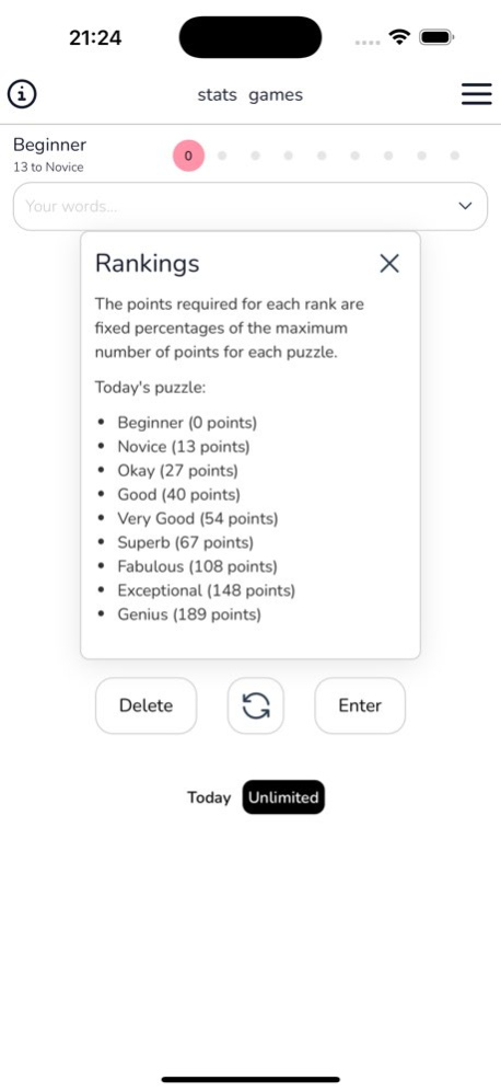 Blossom Word Game Screenshot