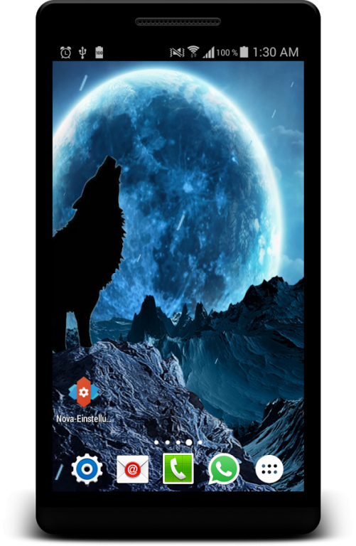 Blue Moon Wolf Live Wallpaper 1 02 Free Download
