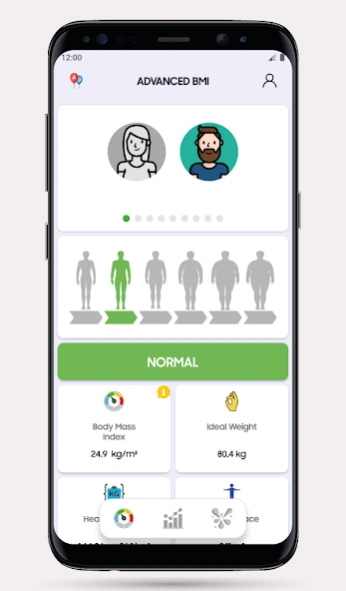 BMI Calculator Weight Tracker Screenshot