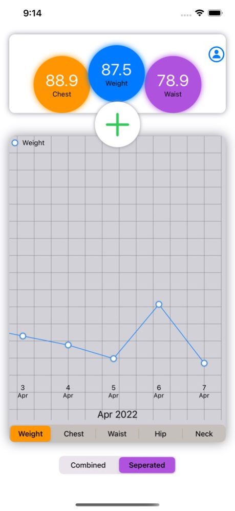 Body Diary - Daily changes 1.0.3 Screenshot