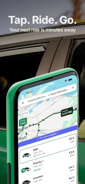 Review Screenshot - Bolt App – Enjoy a Hassle-Free Ride-Hailing Experience