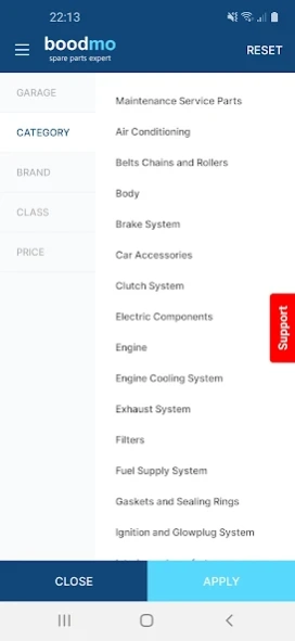 Boodmo bike parts clearance