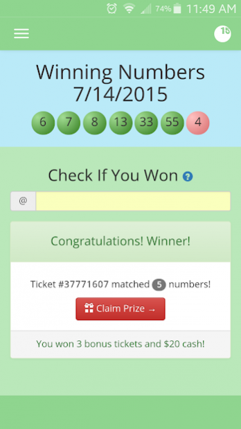 Free lotto win deals real money