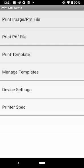 Brother Print SDK Demo 4.7.5 Screenshot