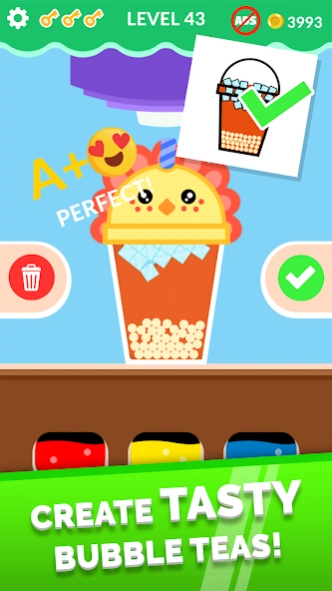 Review Screenshot - Tea Maker Simulator – Enjoy Recreating Custom Bubble Tea Concoctions