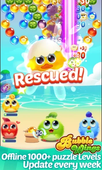 Bubble Wings: bubble shooter 6.6.1 Screenshot