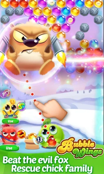 Bubble Wings: bubble shooter 6.6.1 Screenshot