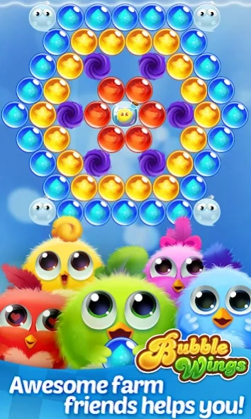 Bubble Wings: bubble shooter 6.6.1 Screenshot