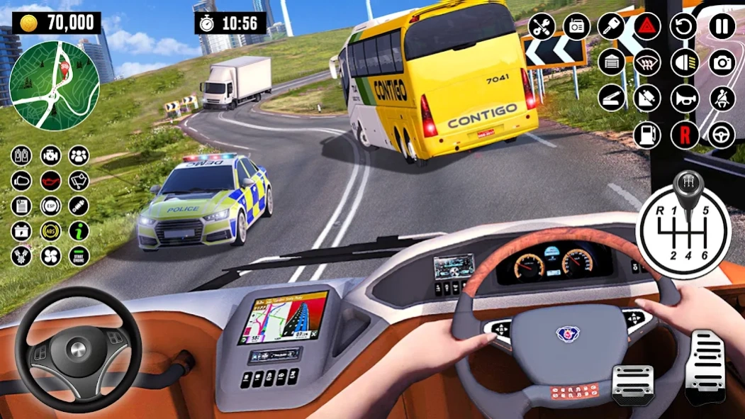 Bus Driving School : Bus Games 7.0 Screenshot