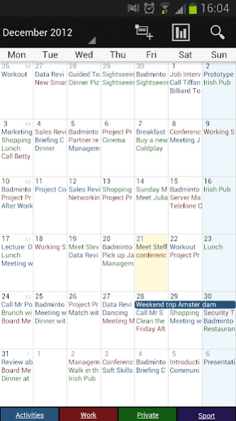 Review Screenshot - Business Calendar – Never Miss a Meeting Ever Again