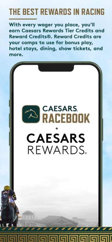 Caesars Racebook 1.7.0 Screenshot