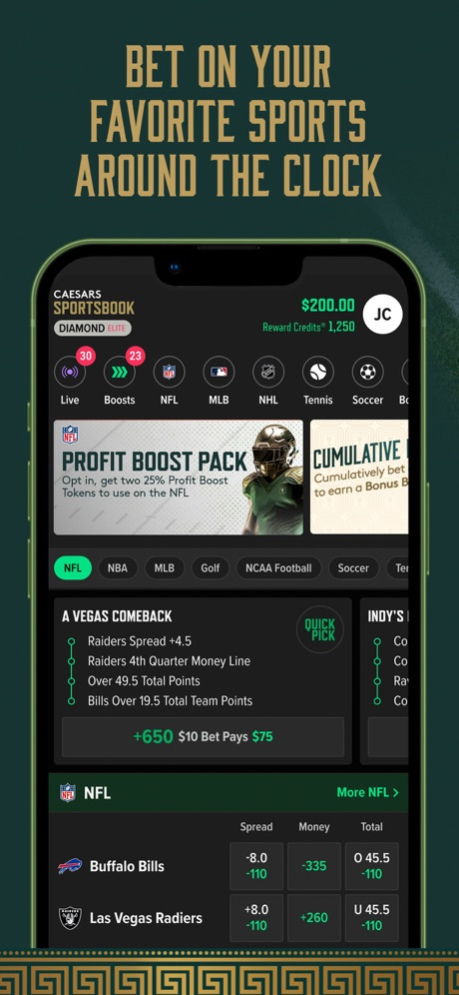 Caesars Sportsbook Puerto Rico 7.13.0 Screenshot
