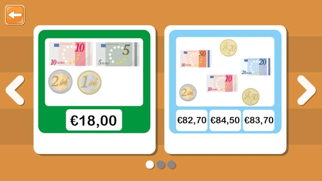 Calculating with money 3.1.4 Screenshot