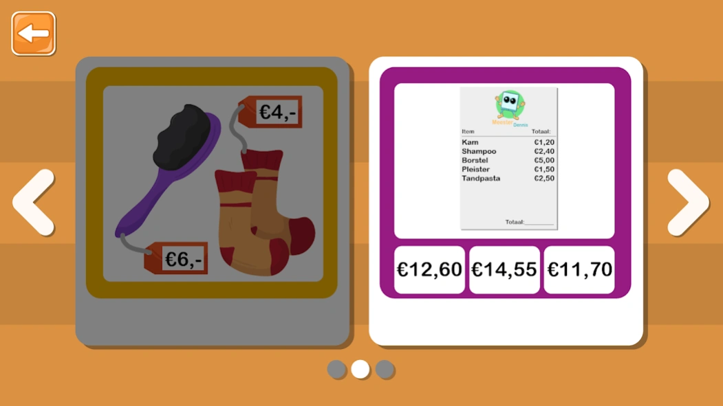 Calculating with money 3.1.4 Screenshot