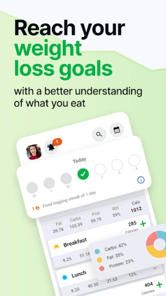 Review Screenshot - Calorie Counter – Reach Your Weight Loss Goals Quickly