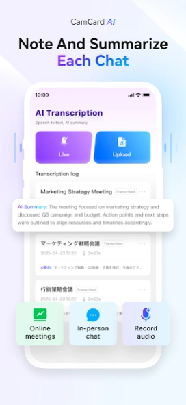 Review Screenshot - Business Card App – Store and Share Business Cards Easily