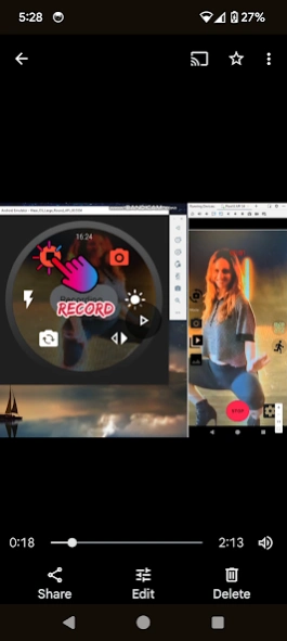 Wear os camera discount