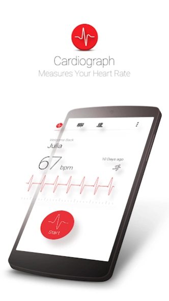 Review Screenshot - Heart Rate Meter – Check Your Heart Rate Using Your Phone