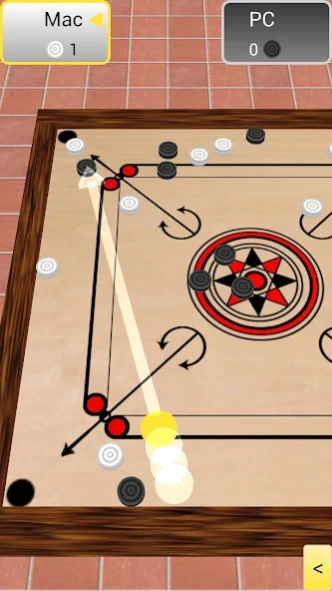 Review Screenshot - Board Game – Enjoy Carrom on Your Smartphone