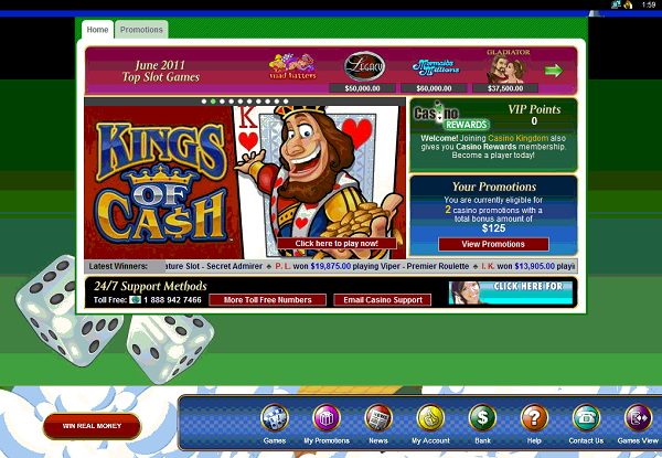 бонусы KINGDOM Casino 2022
