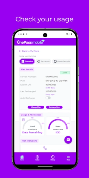 OnePass mobile Screenshot