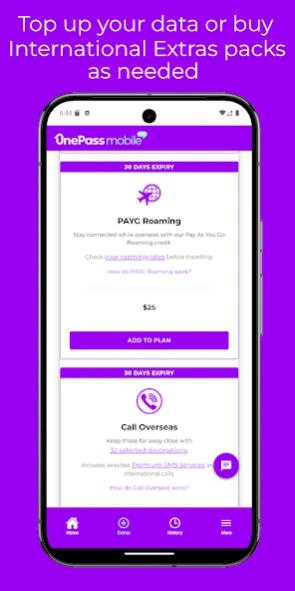 OnePass mobile Screenshot