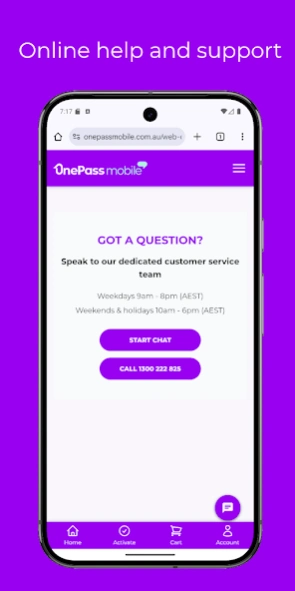 OnePass mobile Screenshot
