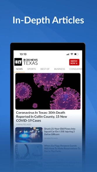 CBS Texas 1.7.1 Screenshot