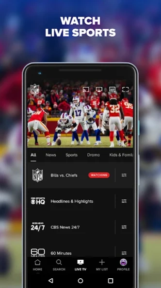 Paramount+ 17.1.1 Screenshot