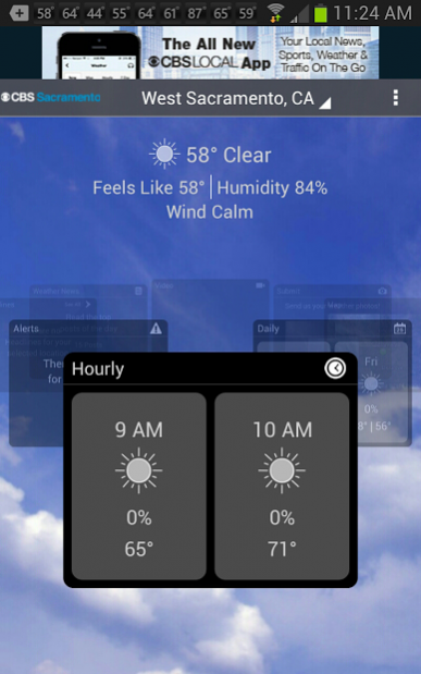 CBS Sacramento Weather 5.5.905 Screenshot