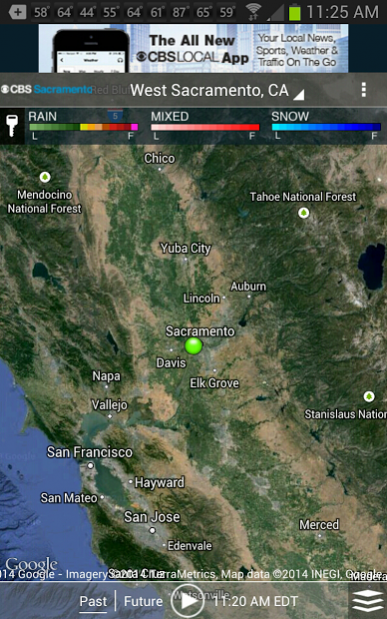 CBS Sacramento Weather 5.5.905 Screenshot