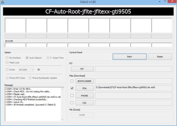 CF Auto Root