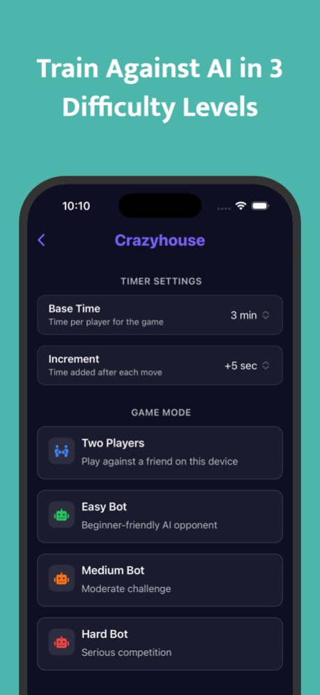 Chess Offline AI & Multiplayer Screenshot